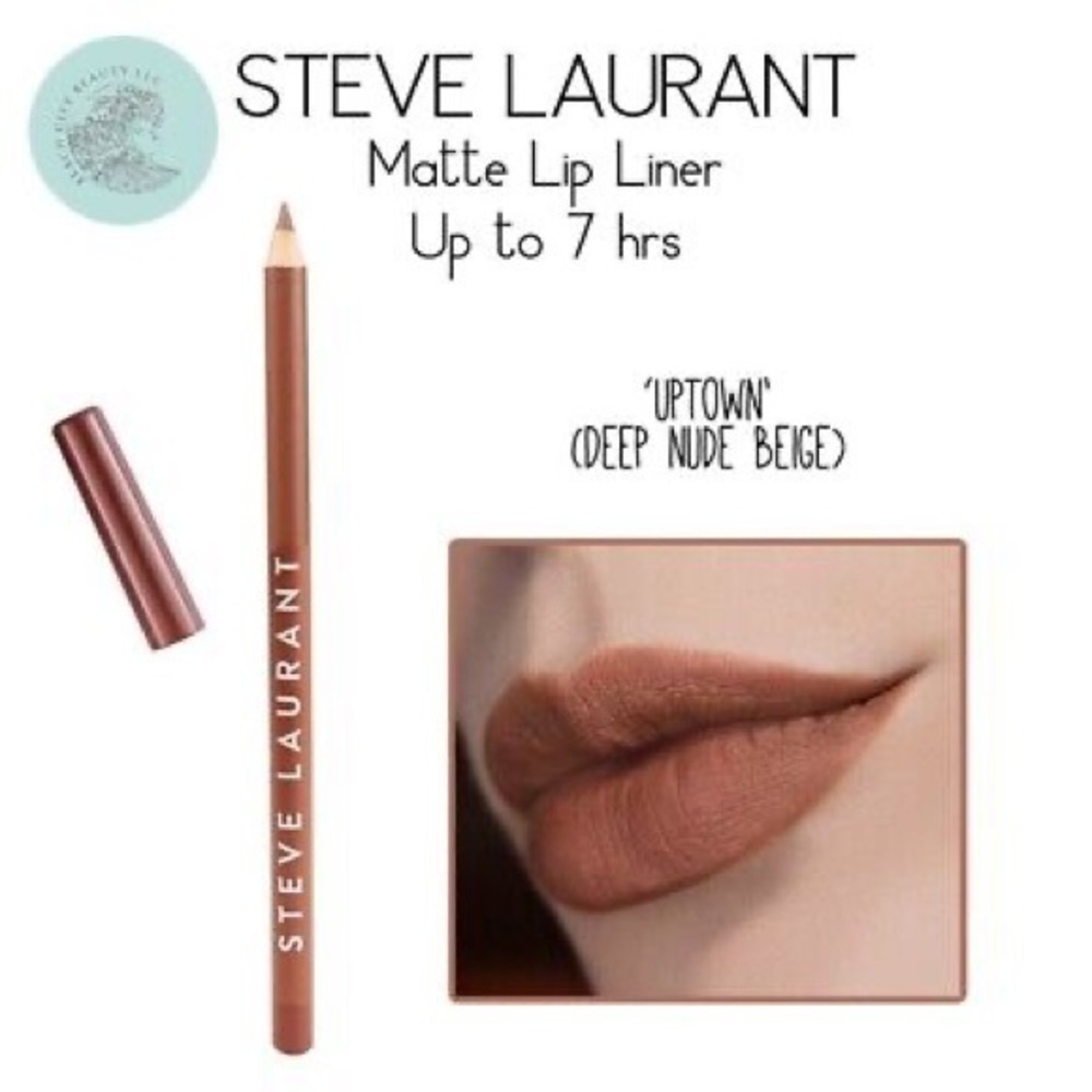 🆕 NWT Steve Laurent Uptown Matte Lip Liner Deep Nude Red